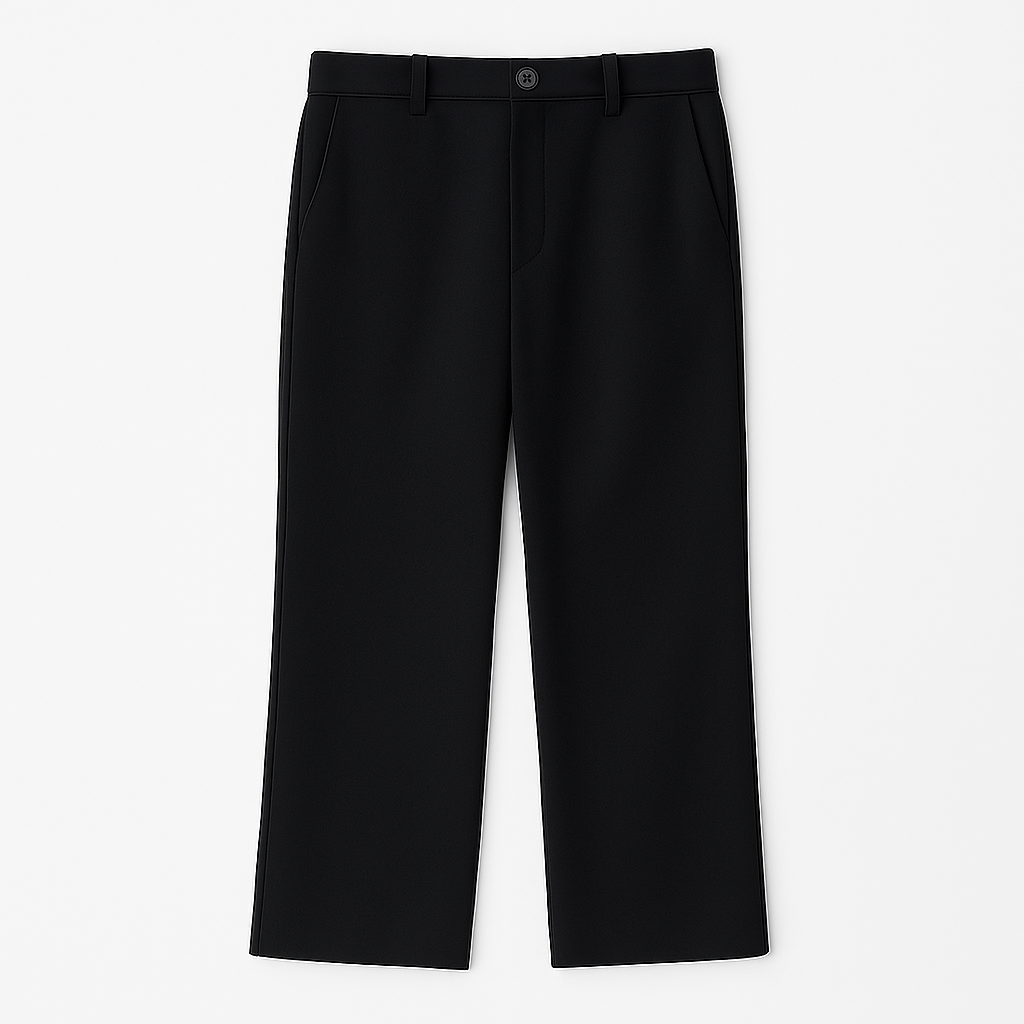 Straight leg trousers