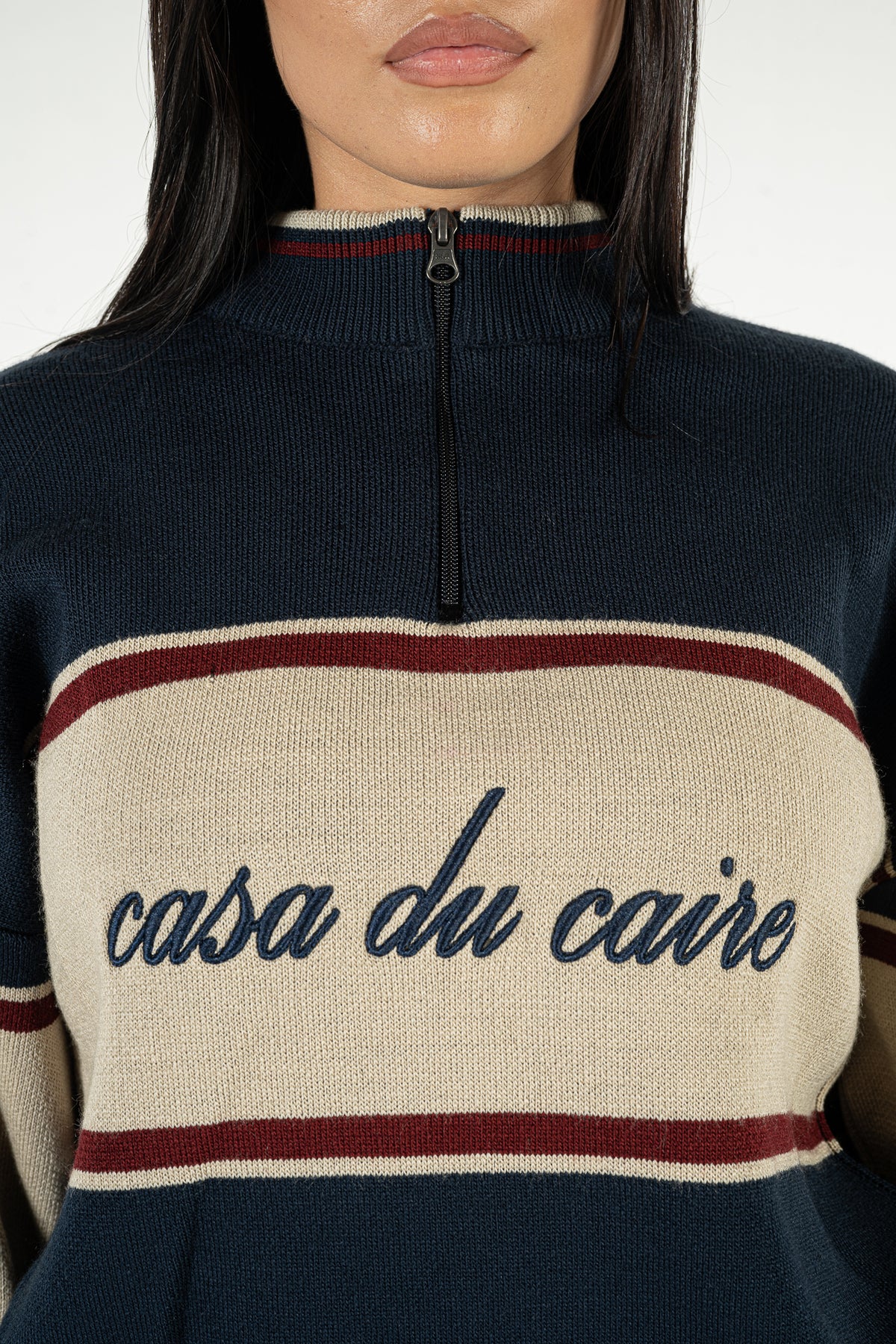 THE COURTSIDE QUARTER ZIP UP