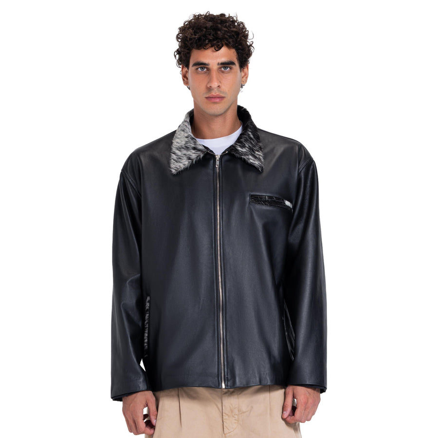 Nappa leather jacket