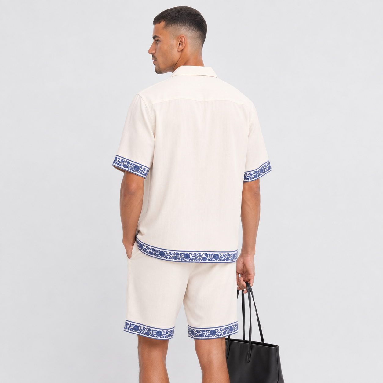 Azure riviera button up