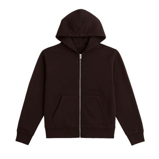 Heavyweight cotton zip up