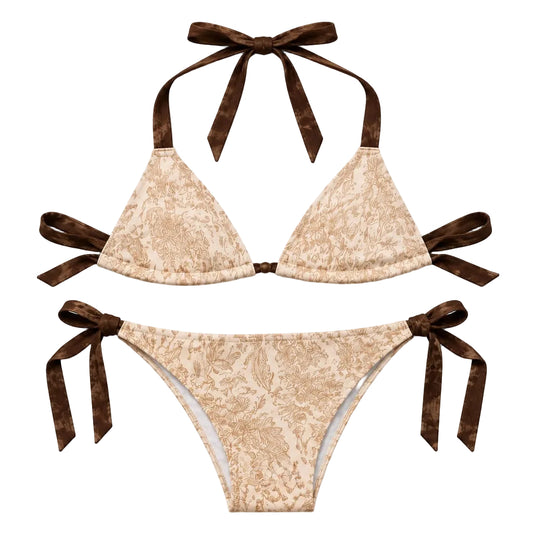 Sand flora bikini top