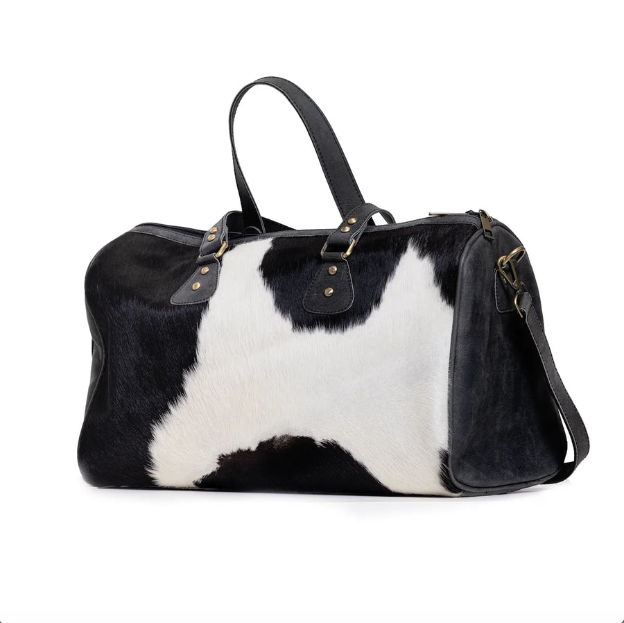 Cowhide Duffel Bag