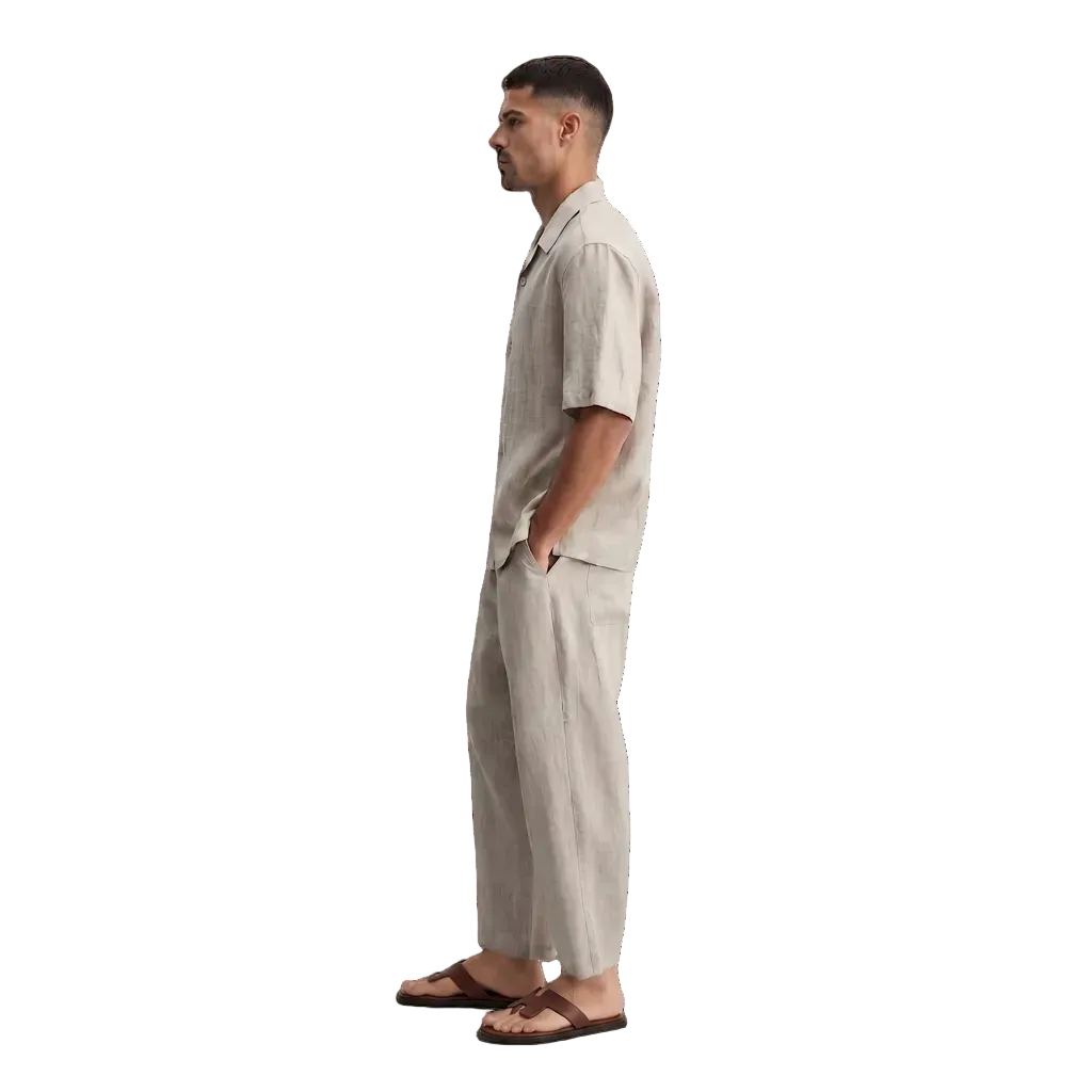 Relaxed linen pants