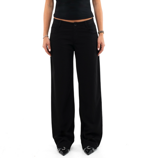 Straight leg trousers